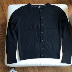 Banana Republic cashmere M black cardigan